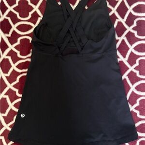 lululemon athletica Black Tank Top